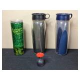 Collection of Assorted Beverage Containers including Thermos and Contigo Bottles