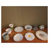 Collection of Vintage English Bone China Plates and Mug