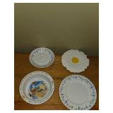 Collection of Vintage English Bone China Plates and Mug