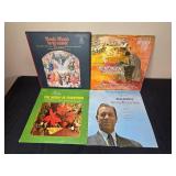 Collection of Vintage Vinyl Records with Covers