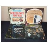 Collection of Vintage Vinyl Records with Covers