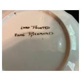 Dresden Figurines, VTG Collection of Porcelain Plates and Glass Bowl