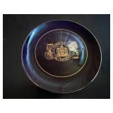 Dresden Figurines, VTG Collection of Porcelain Plates and Glass Bowl