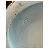 Dresden Figurines, VTG Collection of Porcelain Plates and Glass Bowl