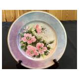 Beautiful Limoges Plate w Stand, Collection of Decorative Porcelain and Ceramic Items, Vintage and Floral Designs