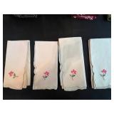 Assorted Collection of Fabric Napkins and Embroidered Squares
