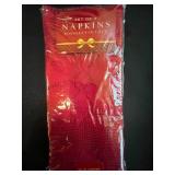 Assorted Collection of Fabric Napkins and Embroidered Squares