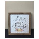 Decorative Table Lamp and P. Graham Dunn Wooden Wall Art