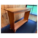 Solid Wooden Hallway Console Table with Shelf