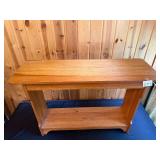 Solid Wooden Hallway Console Table with Shelf