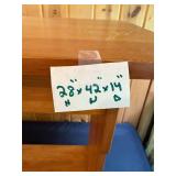 Solid Wooden Hallway Console Table with Shelf