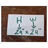 Simple Wood Accent Table with Shelves