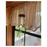 Set of 2 Hanging Wind Chimes with Glass Elements
