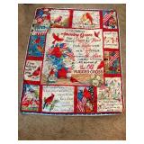 Patriotic Themed Quilt Blanket by Block of Gear