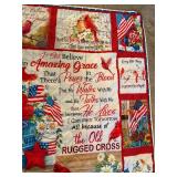 Patriotic Themed Quilt Blanket by Block of Gear