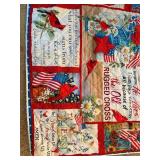Patriotic Themed Quilt Blanket by Block of Gear
