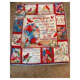 Patriotic Themed Quilt Blanket by Block of Gear