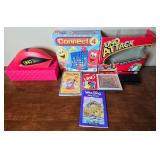 Collection of UNO Games, Connect 4, and Wee Sing Songs Books