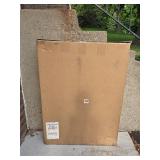 Wooden Snowman Family Outdoor Decoration with Lamp Post