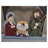 Handcrafted Wooden Nativity Scene Decor by Symbol Gift Inc.