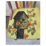 VTG Wooden Chairs - 2 Hand-Painted