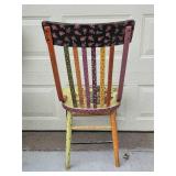 VTG Wooden Chairs - 2 Hand-Painted