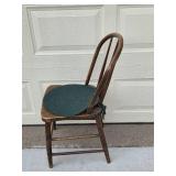 VTG Wooden Chairs - 2 Hand-Painted