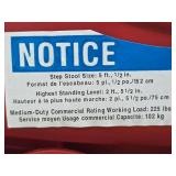 Cosco 3-Step Folding Step Stool with 225 lbs Load Capacity