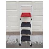 Cosco 3-Step Folding Step Stool with 225 lbs Load Capacity
