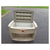 Step2 Outdoor Storage Bench with Assorted Baskets