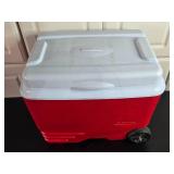 Rubbermaid Wheeled Cooler with Lift-Up Lid