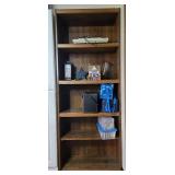 Solid Wooden Bookshelf - does NOT inc items on shelves