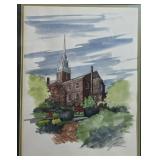 Framed Print of Old North Church by Sharon L. Tyler