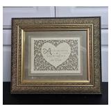 Set of 2 Framed Art Pieces with Ornate Designs