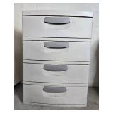 Sterilite 4-Drawer Plastic Organizer Cabinet