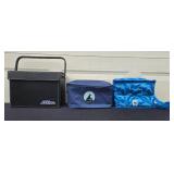 Set of 3 Themed Lunch Bags and Organizer Box