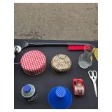 Mixed Household Utility Set with Baskets, Tools, and More