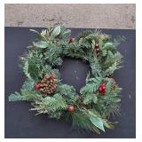 Set of 2 Holiday Wreaths with Storage Bag