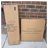 Christmas Decoration Set: Garland, Mini Tree, Snowflake LED Wall Decor, and Nativity Scene Silhouette