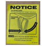 Foldable Utility Table with Metal Legs