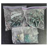 Set of Artificial Christmas Greenery and Decorative LED Lights