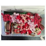 Assorted Lot of Holiday and Themed Ribbon Rolls