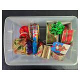 Assorted Lot of Holiday and Themed Ribbon Rolls