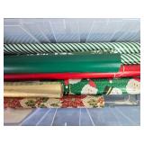 Assorted Christmas Wrapping Paper Rolls with Storage Box - paper quantities unverified