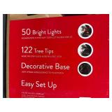 Set of 2 Joyland 4FT Pre-Lit Decorated Porch Trees in Lighted Pot