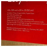 Set of 2 Joyland 4FT Pre-Lit Decorated Porch Trees in Lighted Pot