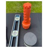 Hand Tool Set with Hammers, Staple Gun, Level, Flashlight, and Nails