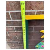 Colorful Wooden Christmas Tree Wall Art with Star - 36 Inches Tall