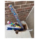 Collection of Assorted Gift Wrapping Paper Rolls - paper quantities unverified
