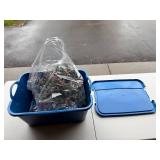 Christmas Decor Set with Frosted Berry Pine Wreath and String Lights